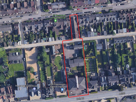 Walton House Site Aerial View Bath Road Swindon