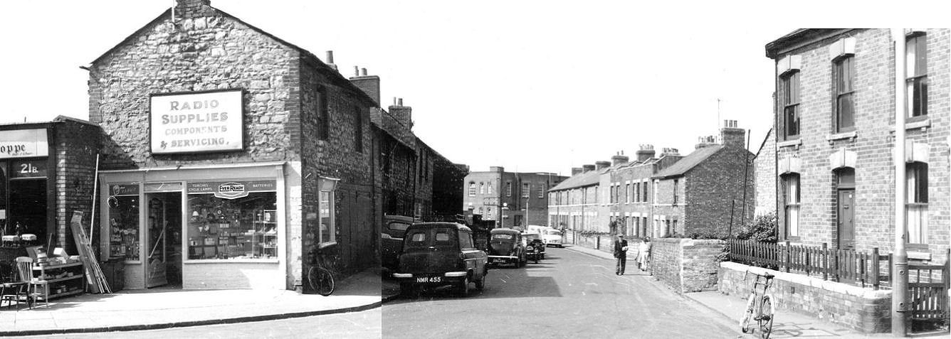 Amalgamation of Images in regent Place Swindon early 1960's 